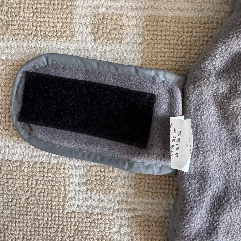 Eddie Bauer Fleece Lined Dog Coat Pink Purple Reflective Medium